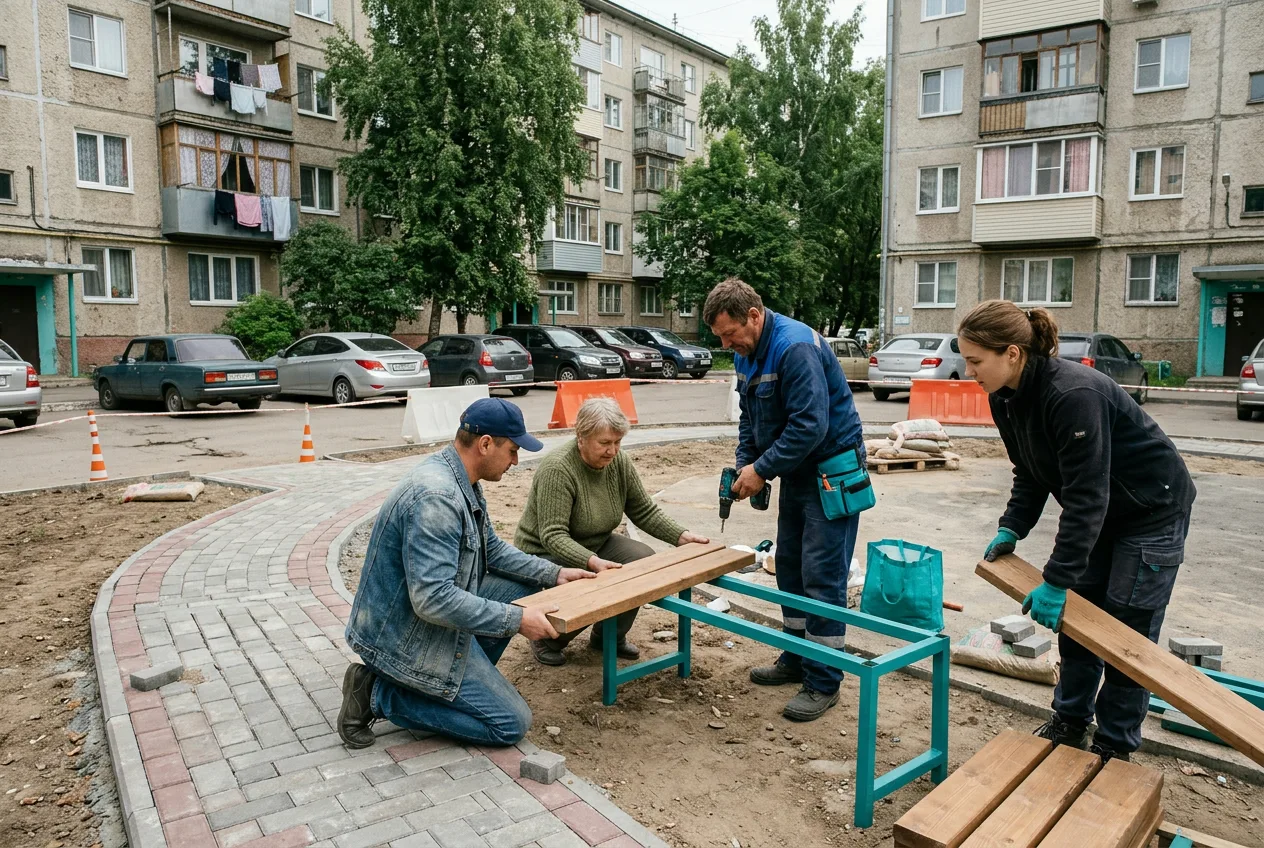 Иллюстрация к кейсу «Общественное пространство для жителей района»